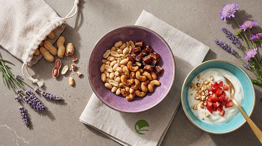 Nuts dates and yogurt as nutrient-dense pregnancy snack options