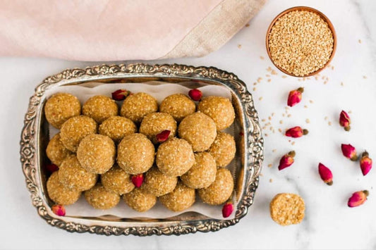 Is jaggery better than sugar - til gur laddoo made with sesame seeds and jaggery