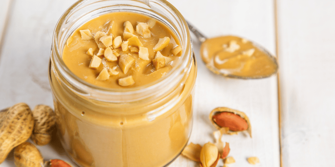 Natural peanut butter for healthy weight gain and muscle building
