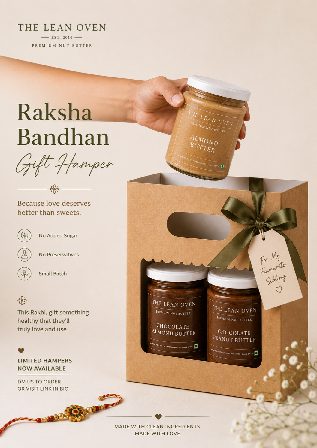 The Trio — 3-Jar No Refined Sugar Nut Butter Gift Set